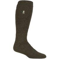 SOCKSHOP Heat Holders Men's 1 Pair Long 2.3 TOG Thermal Socks in Green | Size: 6-11