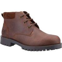 Cotswold Men's 'Banbury' Leather Shoe Boot in Brown | Size: 12
