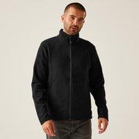 Regatta Men's Honestly Made Full Zip Fleece in Black | Size: 3XL