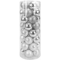 VFM e-Store Christmas Bauble Decoration Hanging Tree Ornament X 40 6cm Silver