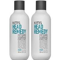 KMS HeadRemedy Deep Cleanse Shampoo 300ml Double in Light Grey