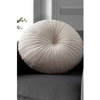 Catherine Lansfield 'Round' Cushion in Natural | Size: 40 cm x 40 cm
