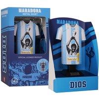 Radstuff Maradona Metal Football Shirt World Cup Legends in Light Blue