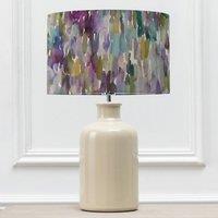 Voyage Maison Leura Table Lamp With Thistle Glen Eva Lampshade in Cream