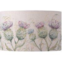 Voyage Maison Thistle Glen Eva Floral Lampshade in Light Beige | Size: 30 cm diameter x 21 cm high