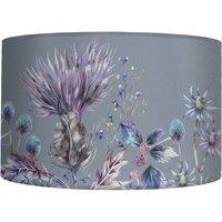 Voyage Maison Elysium Eva Floral Lampshade in Teal | Size: 30 cm diameter x 21 cm high