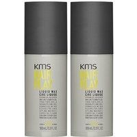 KMS HairPlay Liquid Wax 100ml Double in Clear