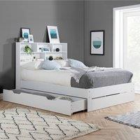 Birlea Alfie Storage Bed in White | Size: Small Double