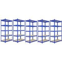 Monstershop 5 x Q-Rax 90 x 50 x 180cm Blue | Size: 90 x 50 x 180 cm