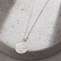 Posh Totty Designs Men's Sterling Silver St Christopher Necklace