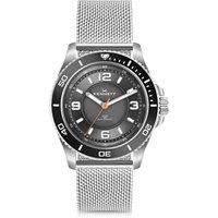 Kennett Men's Solaxplorer Solar Powered 100m Waterproof Watch in Silver