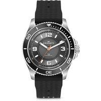 Kennett Men's Solaxplorer Solar Powered 100m Waterproof Watch in Jet Black
