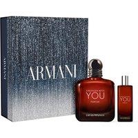 Armani Men's Stronger With You Parfum 100ml Gift Set in Misc