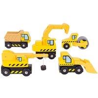 Bigjigs Rail Site Vehicles Toy in Yellow