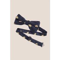 Oswin Hyde Men's Navy Mini Bowtie