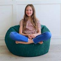 rucomfy Beanbags rucomfy Indoor Classic Kids Bean Bag Chair - Jumbo Cord Slouchbag in Teal
