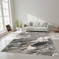 Smart Living Parma Modern Carved Rug - Soft Luxury for Living & Bedroom in Grey | Size: 200 cm x 290 cm