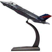 netfurniture F-35A Lightning II USAF Stealth Jet Diecast Model 1:72 in Grey