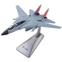 netfurniture F-14 Tomcat VF-31 Navy Fighter Jet Diecast Model 1:72 in Grey