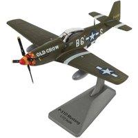 netfurniture P-51D Mustang Old Crow WWII Fighter Diecast Model 1:72 in Green
