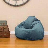 rucomfy Beanbags rucomfy Indoor Adults Classic Slouchbag Bean Bag Chair - Velvet Seat in Teal
