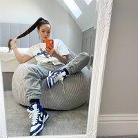 rucomfy Beanbags rucomfy Jumbo Cord Slouchbag - Indoor Classic Bean Bag for Adults in Light Grey