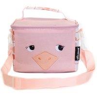 Les Deglingos Lunch Bag - Pomelos the Ostrich in Light Pink | Size: 18 m