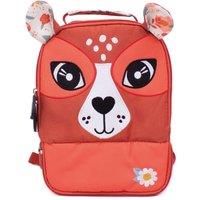 Les Deglingos Picnic Lunch Bag with Lunch Box - Melimelos the Deer in Crimson | Size: 18 m