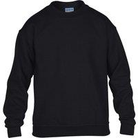 Gildan Heavy Blend Crew Neck Sweatshirt in Black | Size: 3-4 Years