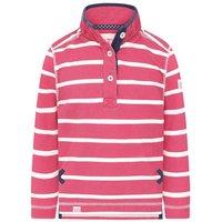 Lazy Jacks Girl's Striped Pique Sweatshirt | Size: 5-6 Years