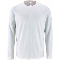 SOL'S Men's Imperial Long Sleeve T-Shirt in White | Size: 2XL
