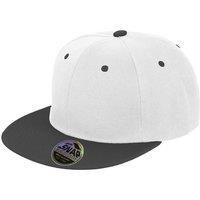 Result Men's Core Bronx Original Flat Peak Snapback Dual Colour Cap Pack of 2 in White