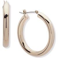 DKNY Women's 30mm Chunky Hoop Earrings - Silver in Gold
