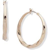 DKNY Women's Twist Hoop Earrings - Gold