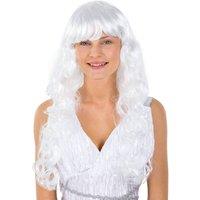 tectake Women's White Angel Wig