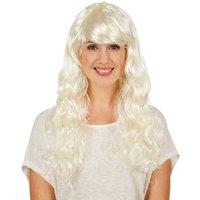 tectake Women's Icy Blond Wig in White