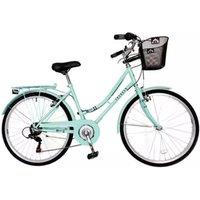 Aurai Women's Trekker Heritage Bike, 26 Wheel, 6 Speed - Lagoon in Light Blue | Size: 26 inches