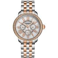 STHRLING Original Women's Sonata 38mm Quartz Watch - MOP Dial, Crystal Bezel, Steel Bracelet in Rose Gold