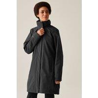 Regatta Women's Kingsley Longline 3 in 1 Waterproof Jacket in Black | Size: 16