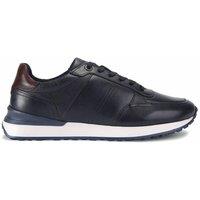KG Kurt Geiger Men's 'Grenade' Leather Trainers in Navy | Size: 12