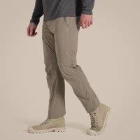 Craghoppers Men's NosiLife Pro Insect-Repellent Lightweight Stretch Zip-Off Trouser in Beige | Size: 42R