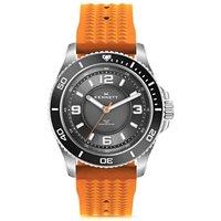 Kennett Men's Solaxplorer Solar Powered 100m Waterproof Watch in Orange