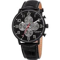 Akribos Men's AK854 Casual Watch Round Case in Black