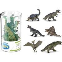 Papo Mini Mini Plus Dinosaurs Set 2 (Tube, 6 pcs), 3 to 8 Years, Multi-colour (33019)