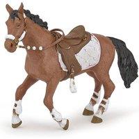 Papo Horse & Ponies Winter Riding Horse Toy Figure, Three Years or Above, Multi-colour (51553)