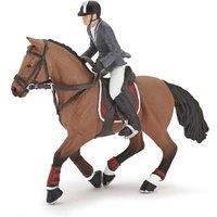 Papo Horse & Ponies Competition Horse with Rider Toy Figure, Three Years or Above, Multi-colour (51561)