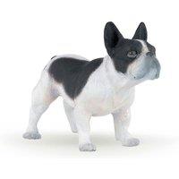 Papo Dog & Cat Companions Black & White French Bulldog Toy Figure (54006)
