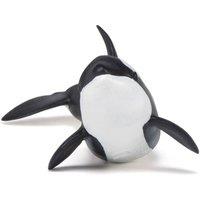 Papo Marine Life Killer Whale Calf Toy Figure, Three Years or Above, Black/White (56040)