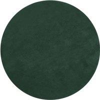 tectake Rug Zonelle 120 Cm - Green | Size: 120 cm diameter