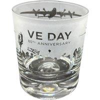 Milford Collection Animo Whisky Lovers Tumbler Glass VE Day in Clear